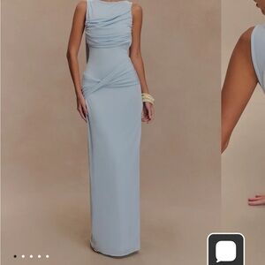 Meshki Light Blue Maxi Dress